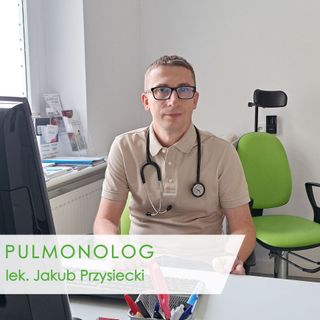 Powiększ obraz: Jakub Przysiecki, pulmonolog Czarnków