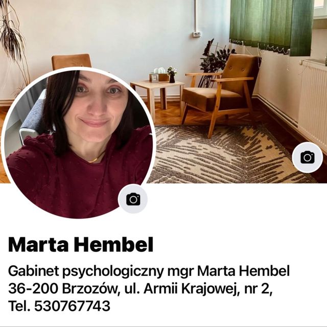 Marta Hembel, psycholog Brzozów