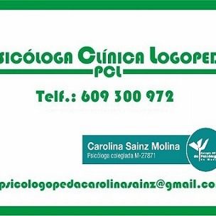 Carolina Sainz, Psicólogo Madrid