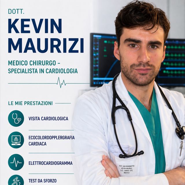 Kevin Maurizi, cardiologo San Benedetto del Tronto