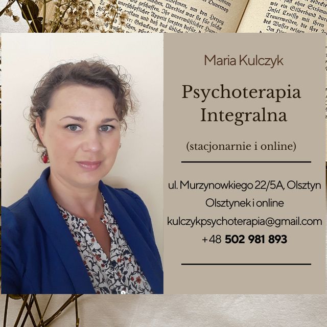 Maria Kulczyk, psychoterapeuta Olsztyn