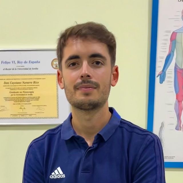 Cayetano Navarro Rico, Fisioterapeuta Algaba, La
