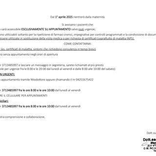 Ingrandire l'immagine: Giulia Paiato, medico di medicina generale Ceregnano