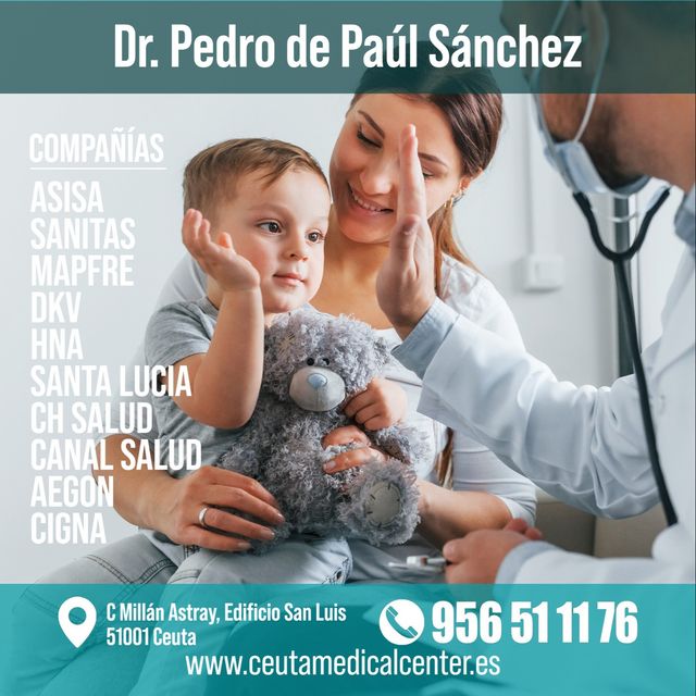 Pedro De Paul Sanchez, Pediatra Ceuta