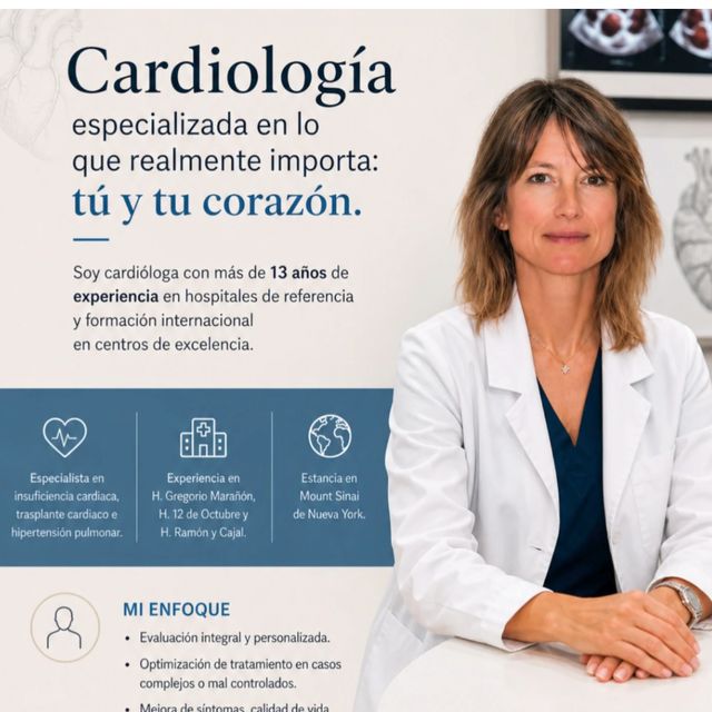 Paula Navas Tejedor, Cardiólogo Pozuelo