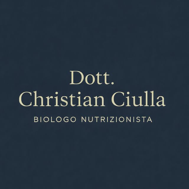 Christian Ciulla, nutrizionista Chieti Scalo