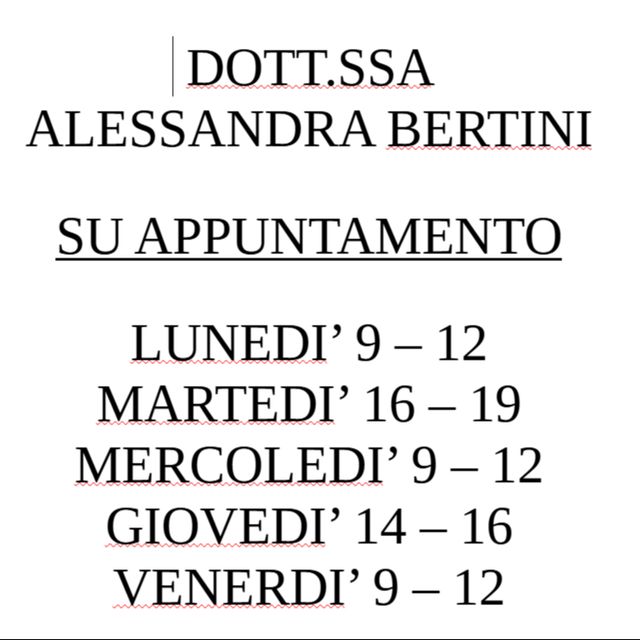 Alessandra Bertini, medico di medicina generale Recanati