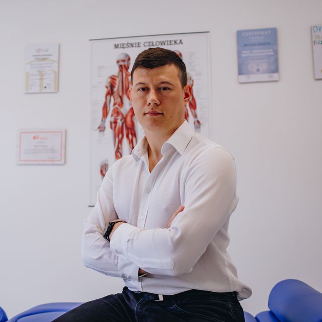Mateusz Węgrzyn, fizjoterapeuta Mszana Dolna