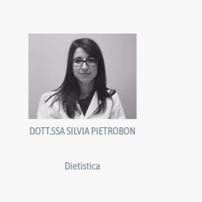 Silvia Pietrobon, dietista Villanova