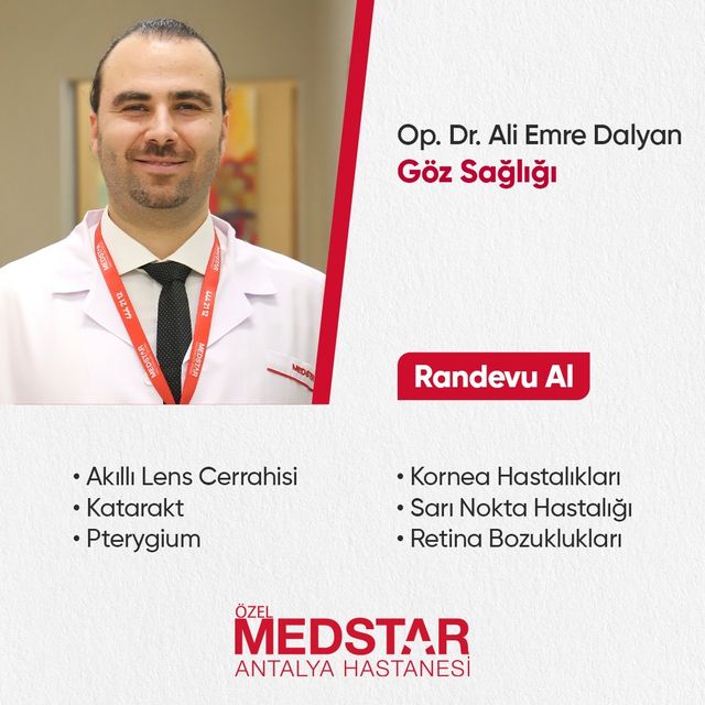 Ali Emre Dalyan, Göz Hastalıkları Muratpaşa