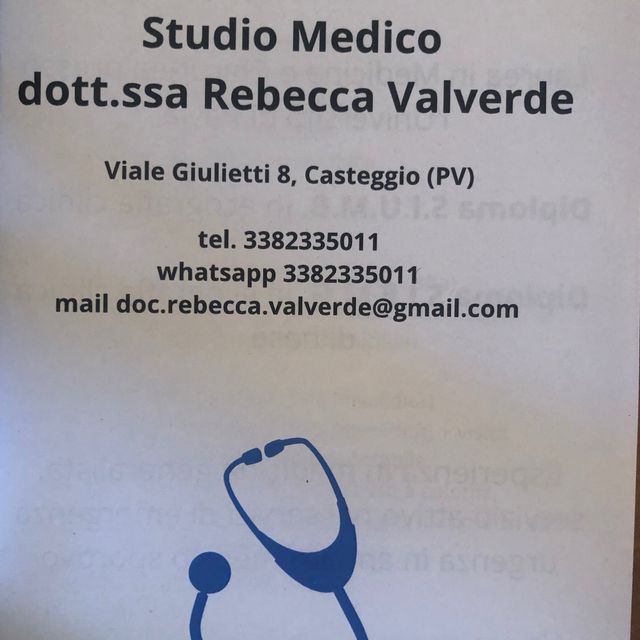 Rebecca Valverde, Ecografista Casteggio
