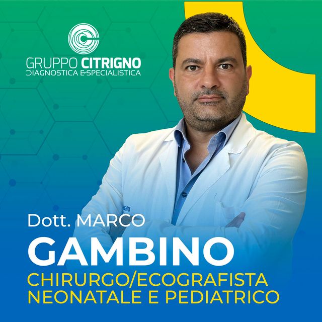 Marco Gambino, chirurgo pediatrico Catanzaro