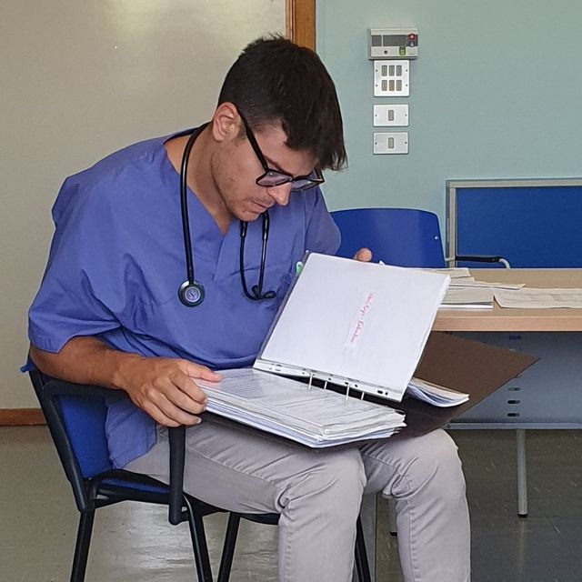 Alessio Cagnin, medico dello sport Bari