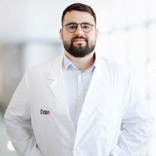 Powiększ obraz: Mateusz Wiśniewski, radiolog Łazy