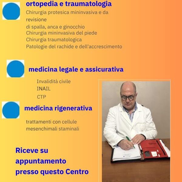 Antonio Di Leo, ortopedico San Nicola Arcella