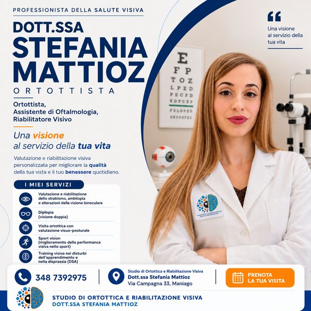 Stefania Mattioz, Ortottista Pordenone