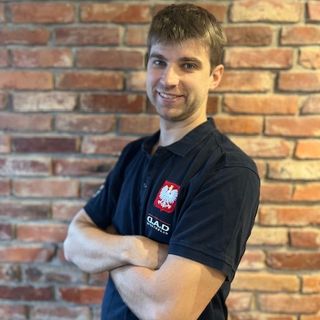 Powiększ obraz: Adam Krefft, fizjoterapeuta dziecięcy Dębogórze