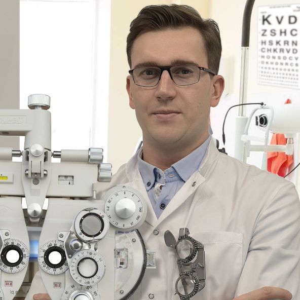Maciej Dymczyk, optometrysta Przeźmierowo
