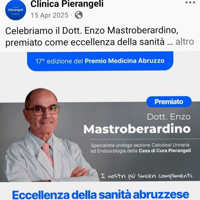 Enzo Mastroberardino, urologo Pescara