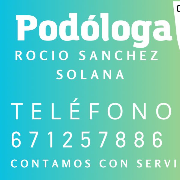 Rocio Sánchez Solana, Podólogo Las Palmas de Gran Canaria