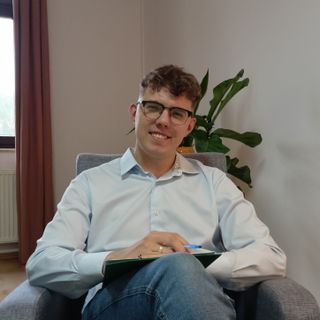 Powiększ obraz: Michał Szczepański, psycholog Brodnica