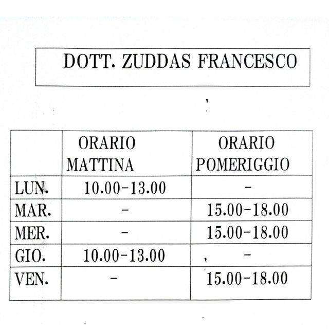 Francesco Zuddas, medico di medicina generale Serramanna