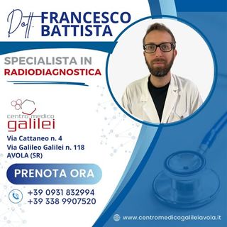 Ingrandire l'immagine: Francesco Battista, Radiologo diagnostico Avola