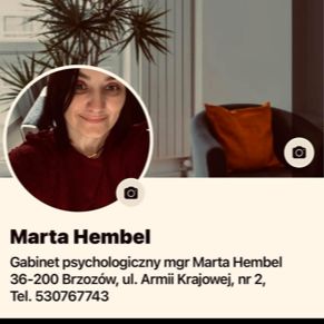 Marta Hembel, psycholog Brzozów
