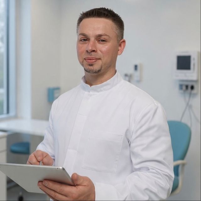 Oleksandr Kolianchykov, lekarz bez specjalizacji Łódź