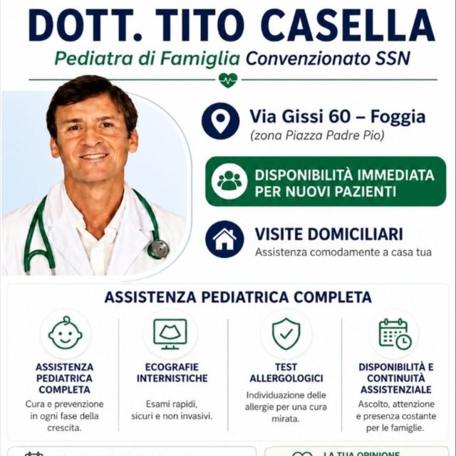 Tito Casella, pediatra Vieste