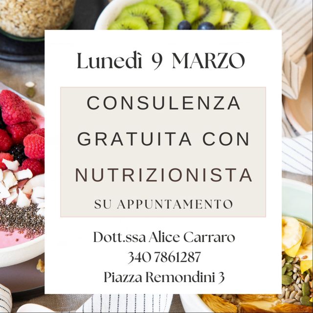 Alice Carraro, nutrizionista Genova