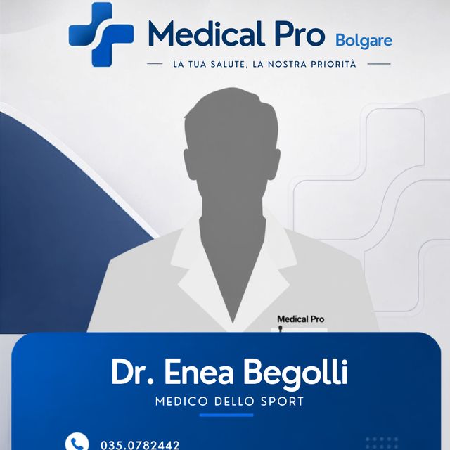 Enea Begolli, medico dello sport Bolgare