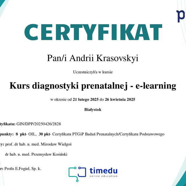 Powiększ obraz: certificate 8