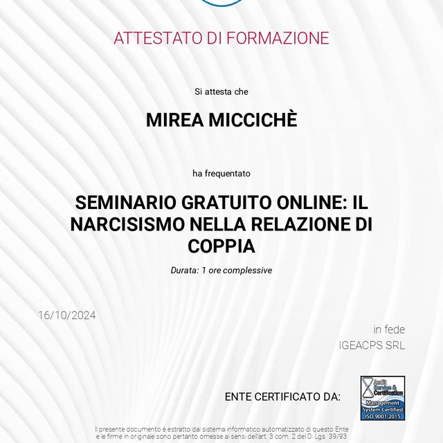 Ingrandire l'immagine: certificate 2
