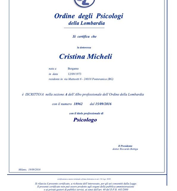 Ingrandire l'immagine: certificate 1