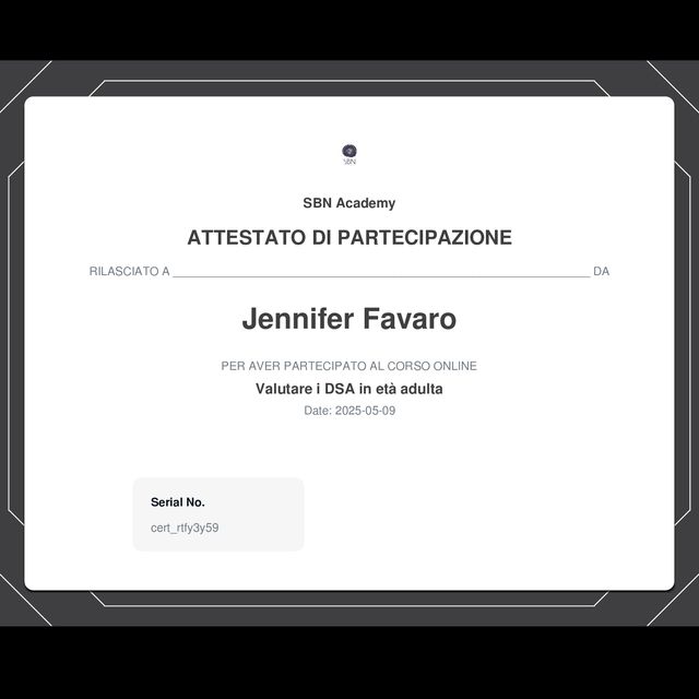 Ingrandire l'immagine: certificate 10