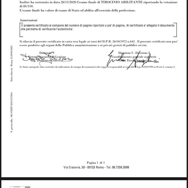 Ingrandire l'immagine: certificate 1