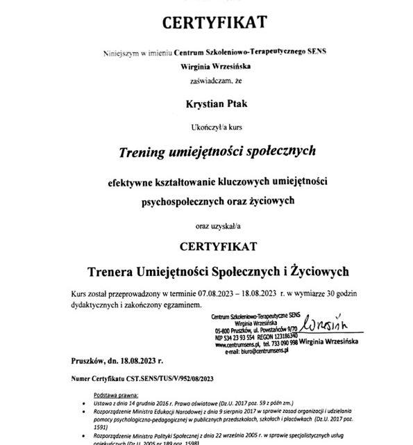 Powiększ obraz: certificate 7