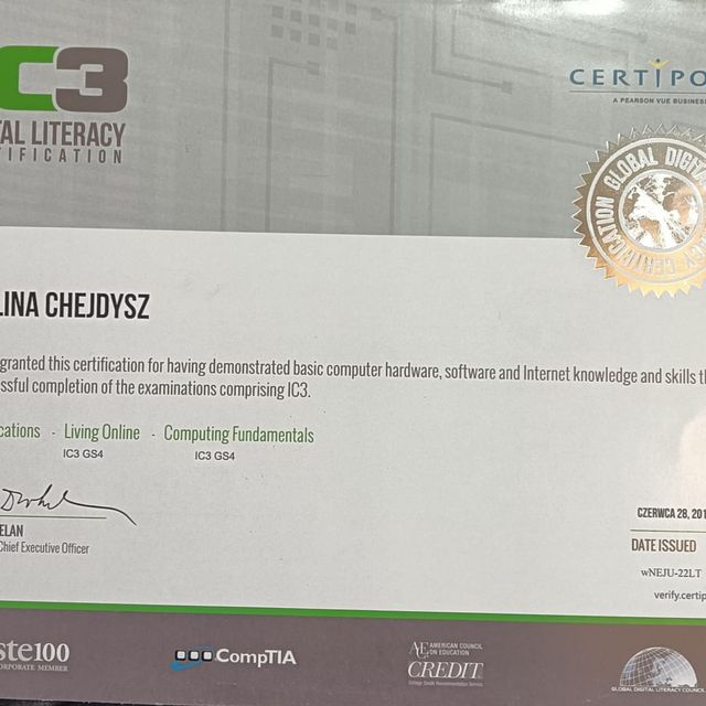 Powiększ obraz: certificate 13