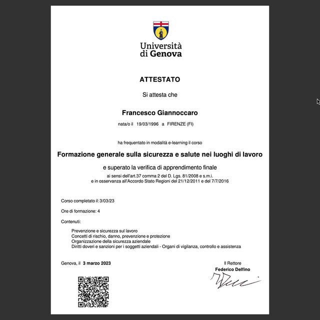 Ingrandire l'immagine: certificate 1