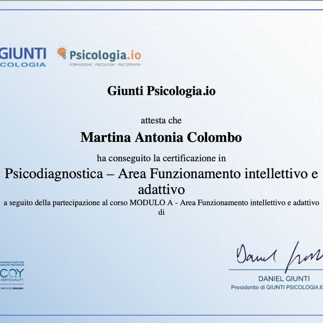 Ingrandire l'immagine: certificate 1