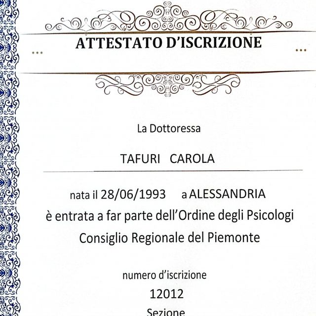 Ingrandire l'immagine: certificate 3