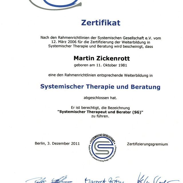 Bild vergrößern: certificate 1
