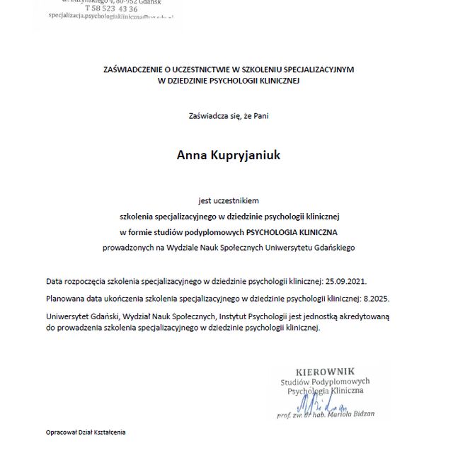 Powiększ obraz: certificate 8