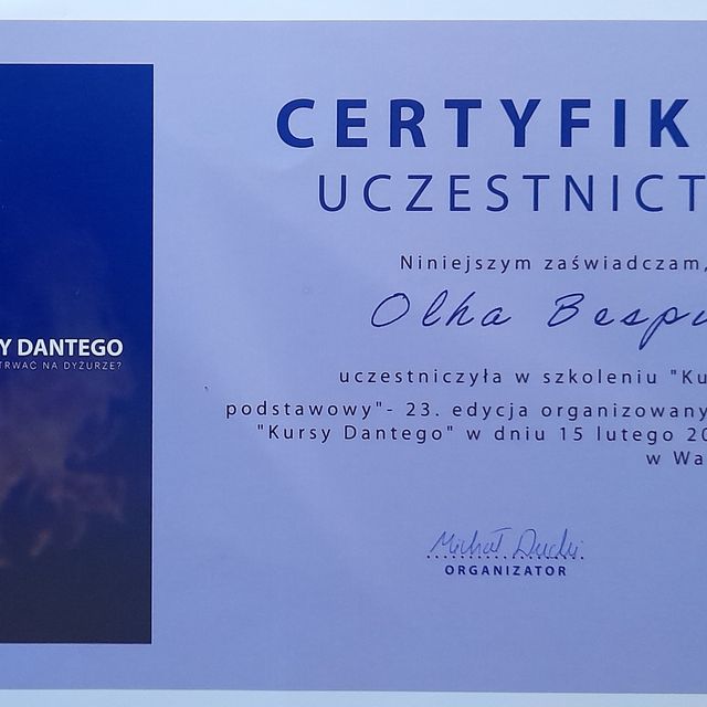 Powiększ obraz: certificate 14