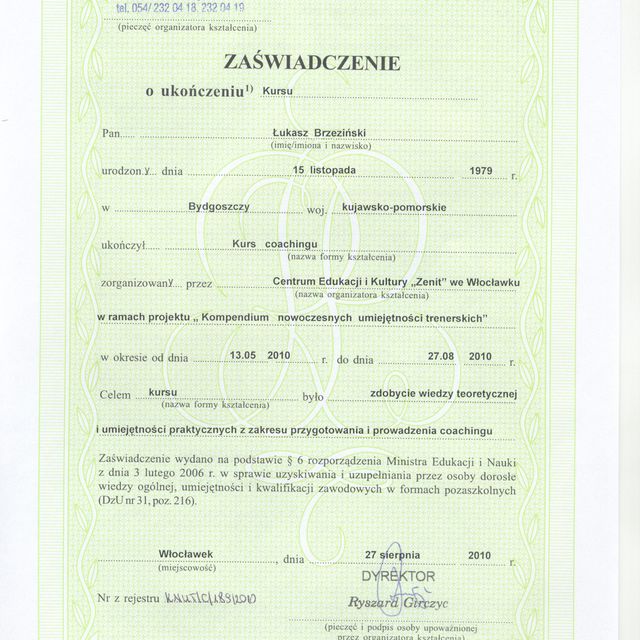 Powiększ obraz: certificate 5