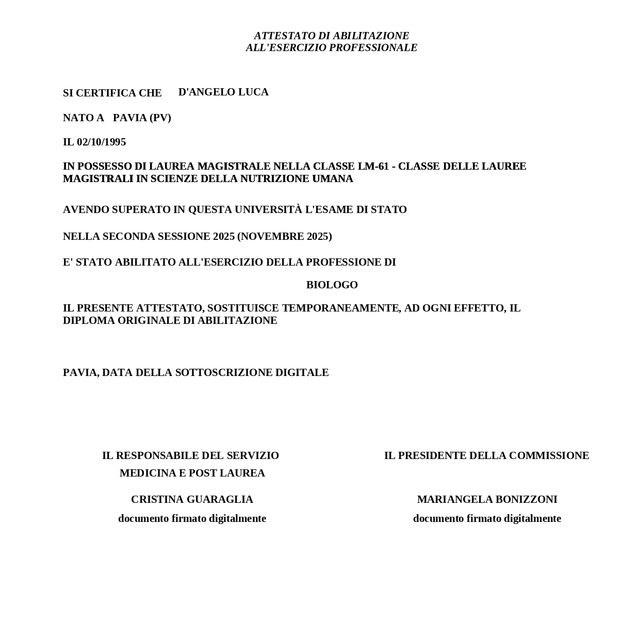 Ingrandire l'immagine: certificate 1