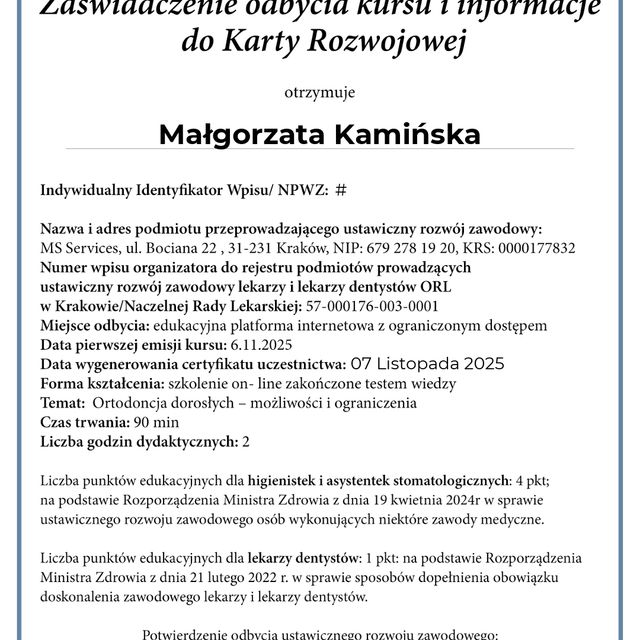 Powiększ obraz: certificate 9