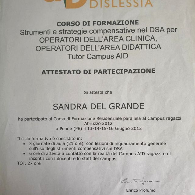 Ingrandire l'immagine: certificate 19