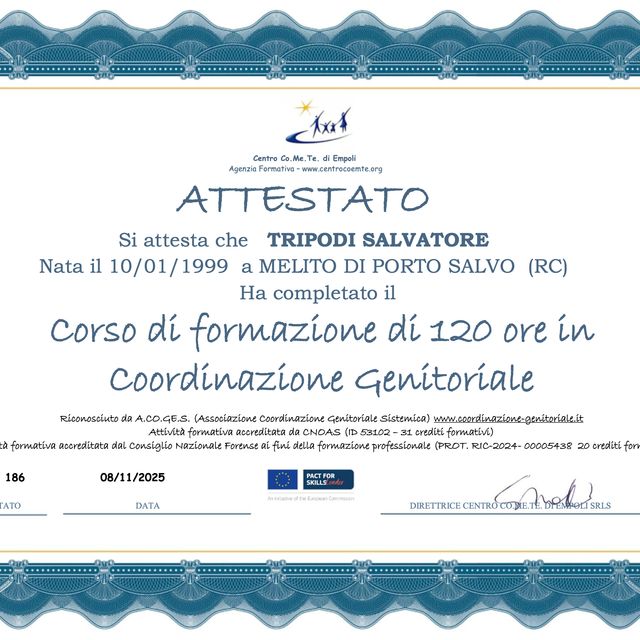 Ingrandire l'immagine: certificate 1